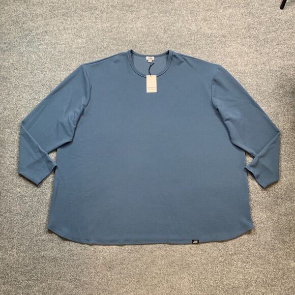 One Bone Shirt Mens 7 Big Tall Cadet Long Sleeve Crew Neck Stretch Moisture Wick - Picture 2 of 10